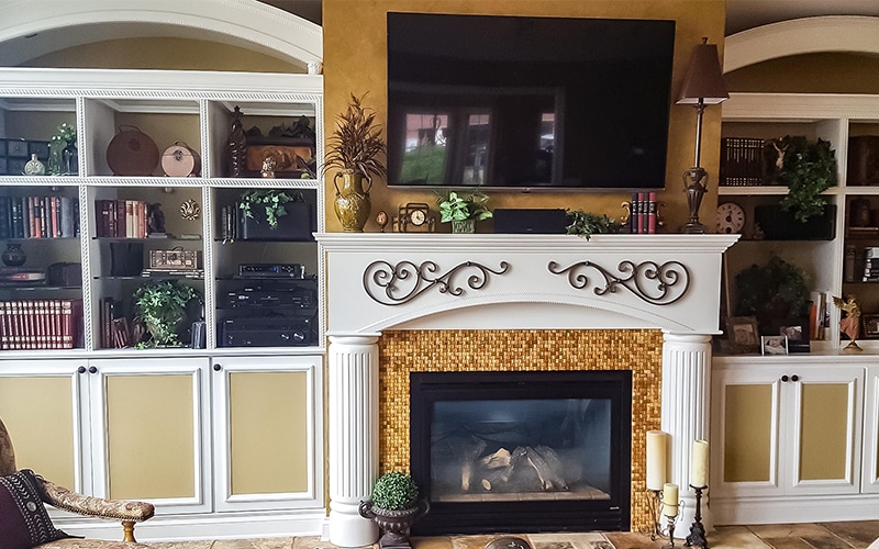 Wood_Craft_Indy_Home_800x500_Slider_Custom_Fireplace_Bookshelves